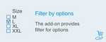 [MakeShop.pro] Filter by options (parameters), image 